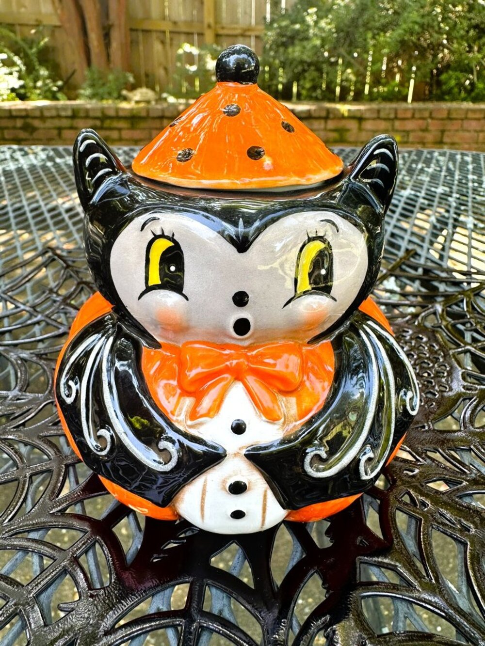 NEW Johanna Parker Halloween Bat Sugar Bowl 2026